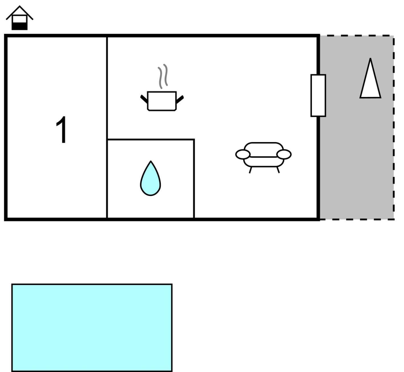 1 Bedroom Beautiful Apartment In 拉科维察 外观 照片
